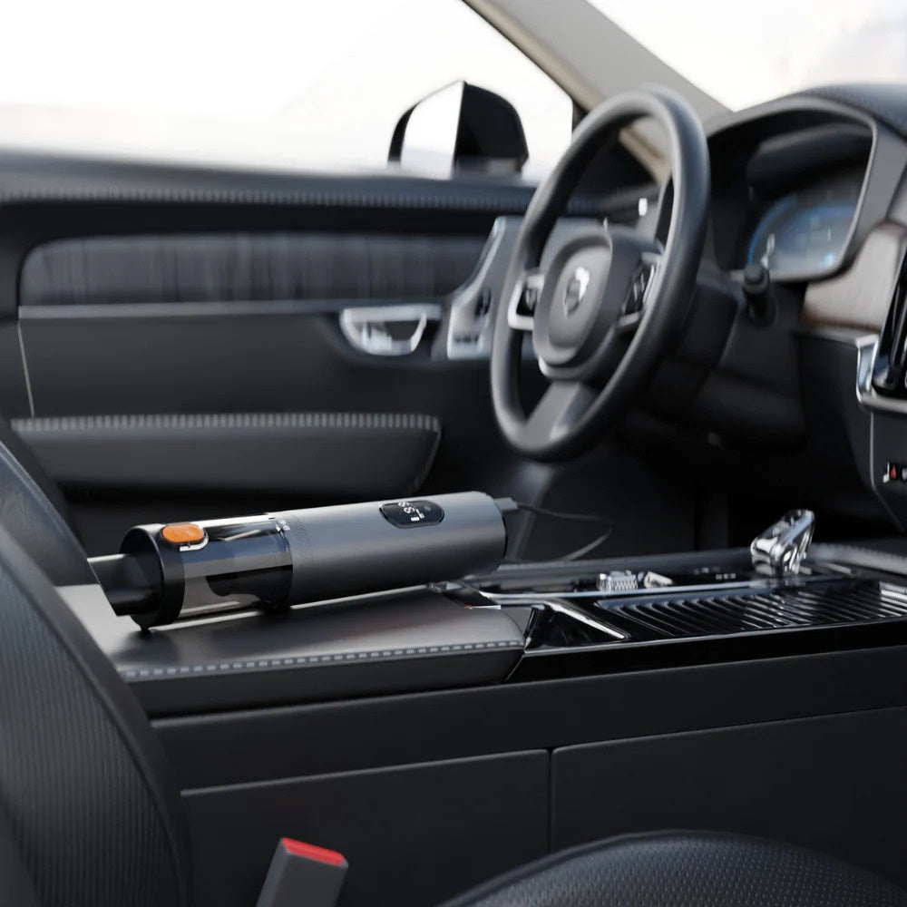 Bildammsugare kan hur lätt som helst snabbladdas i bilen, så att man aldrig har en ursäkt om en smutsig bil.