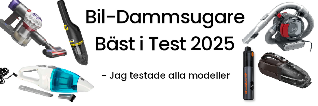 Bäst i test 2025: Bildammsugare som faktiskt suger (på rätt sätt)